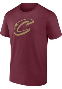 Cleveland Cavaliers Maroon Cotton Short Sleeve T Shirt