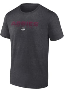 Texas A&amp;M Aggies Charcoal Battle Scars Short Sleeve T Shirt