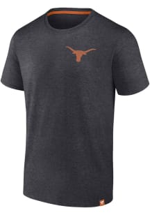 Texas Longhorns Charcoal Game Face Short Sleeve T Shirt