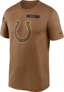 Nike Indianapolis Colts Brown Salute To Service Short Sleeve T Shirt