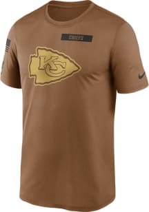 Nike Kansas City Chiefs Brown Salute To Service Short Sleeve T Shirt