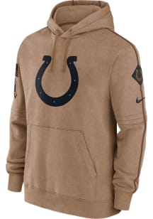 Nike Indianapolis Colts Mens Brown Salute To Service Long Sleeve Hoodie