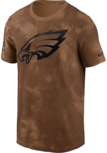 Nike Philadelphia Eagles Brown Salute To Service Sideline Short Sleeve T Shirt