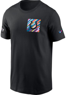 Nike Indianapolis Colts Black Crucial Catch Short Sleeve Fashion T Shirt