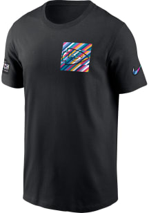 Nike Kansas City Chiefs Black Crucial Catch Short Sleeve Fashion T Shirt