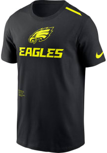 Nike Philadelphia Eagles Black Volt Short Sleeve T Shirt