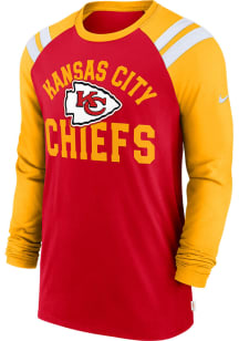 Nike Kansas City Chiefs Red Classic Arc Long Sleeve Fashion T Shirt