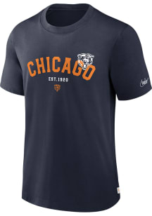 Nike Chicago Bears Navy Blue Rewind Slogan Short Sleeve Fashion T Shirt