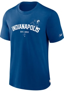 Nike Indianapolis Colts Blue Rewind Slogan Short Sleeve Fashion T Shirt