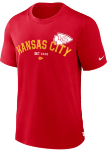 Nike Kansas City Chiefs Red Rewind Slogan Short Sleeve Fashion T Shirt