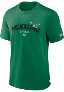 Nike Philadelphia Eagles Kelly Green Rewind Slogan Short Sleeve Fashion T Shirt