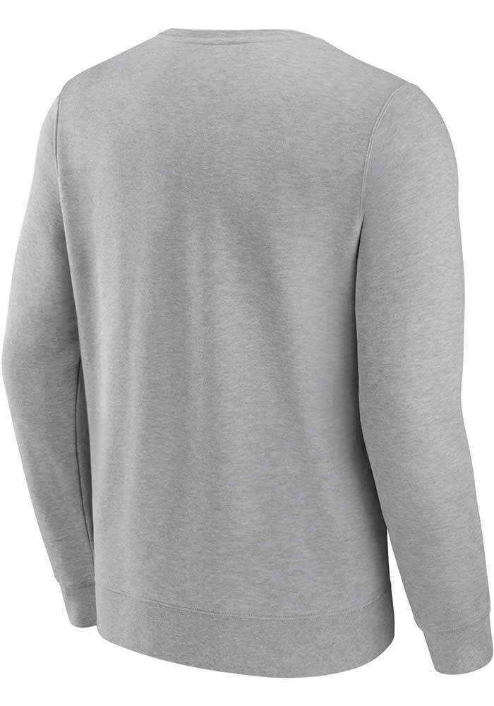 Cincinnati Bengals Mens Grey Bold Move Long Sleeve Crew Sweatshirt