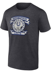 Indianapolis Colts Grey Heritage Cotton Short Sleeve T Shirt