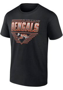 Cincinnati Bengals Black STANDARD BUILD Short Sleeve T Shirt
