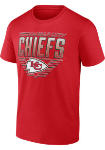 Kansas City Chiefs Red STADIUM WAVE Short Sleeve T Shirt