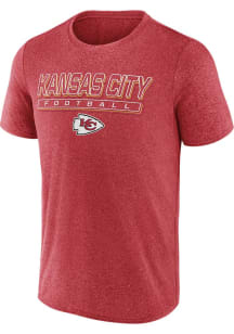 Kansas City Chiefs Red Quick Repeat Short Sleeve T Shirt