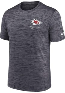 Nike Kansas City Chiefs Black Velocity Left Chest Short Sleeve T Shirt