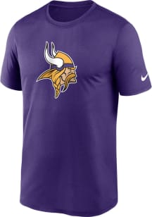 Nike Minnesota Vikings Purple Logo Legend Short Sleeve T Shirt
