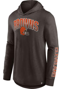 Cleveland Browns Mens Brown ICONIC SLUB Fashion Hood