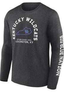 Kentucky Wildcats Grey Winning Team Long Sleeve T Shirt