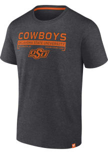 Oklahoma State Cowboys Grey Biblend Staple Short Sleeve T Shirt
