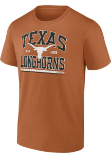Texas Longhorns Burnt Orange Modern Stack Short Sleeve T Shirt