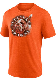 Cleveland Browns Orange True Classics Triblend Short Sleeve Fashion T Shirt