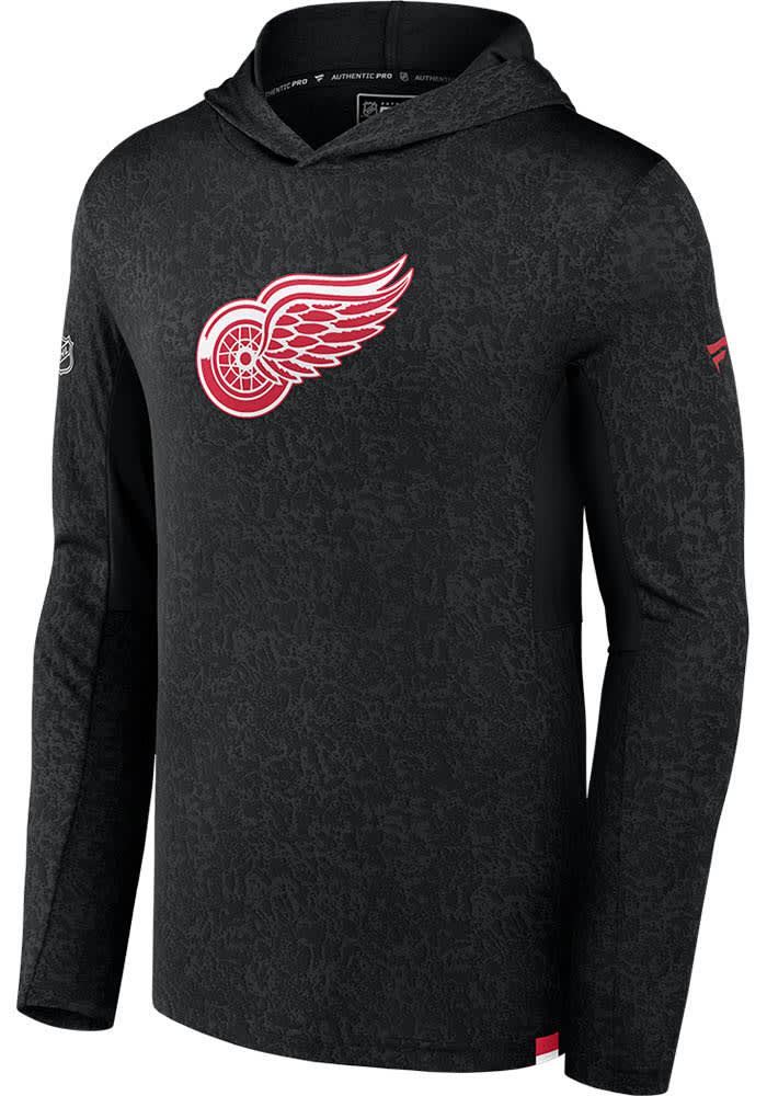 Men's detroit red wings black red authentic pro rink tech shirt, hoodie,  sweater, long sleeve and tank top