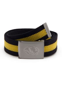 Missouri Tigers Fabric Stripe Belt Mens Belt