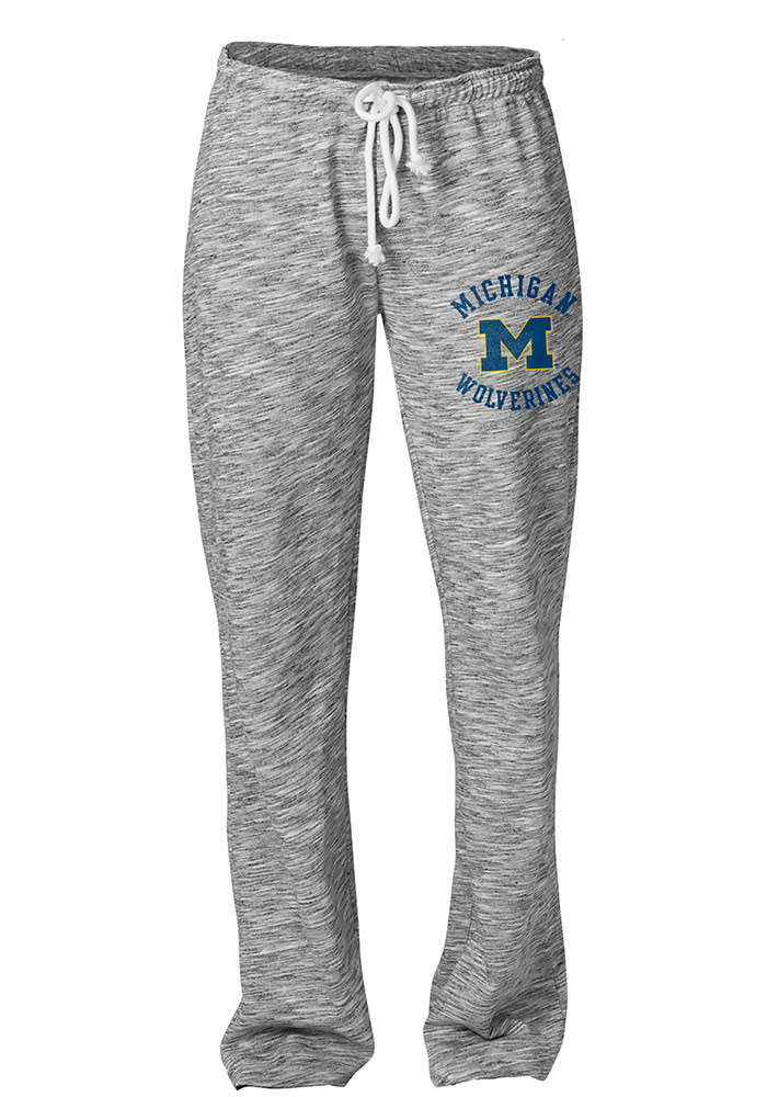 Michigan Wolverines Womens Happy Grey Sweatpants