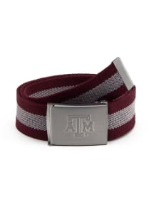 Texas A&amp;M Aggies Fabric Stripe Belt Mens Belt