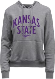 K-State Wildcats Womens Grey Goodie Hooded Sweatshirt