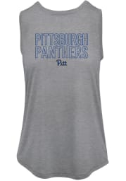 Pitt Panthers Womens Grey Hottie Tank Top