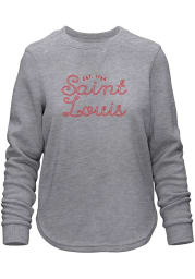 St Louis Womens Grey EST 1764 Long Sleeve Crew Sweatshirt