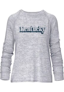 Kentucky Womens Charcoal Wordmark Crew Sweatshirt