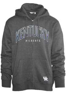 Kentucky Wildcats Mens Charcoal Everyday Team Name Long Sleeve Full Zip Jacket