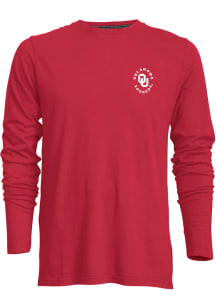 Oklahoma Sooners Crimson Guru Front Back Design Long Sleeve Fashion T Shirt