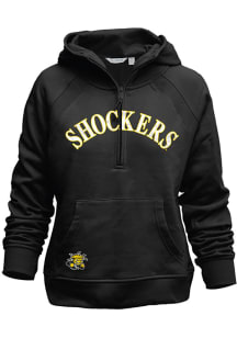 Wichita State Shockers Womens Black Asana Hooded Sweatshirt