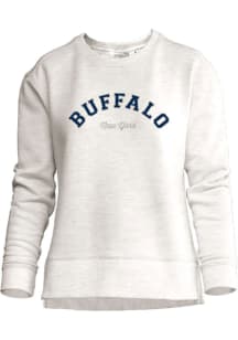 Buffalo Womens Grey Arched Wordmark Crew Sweatshirt