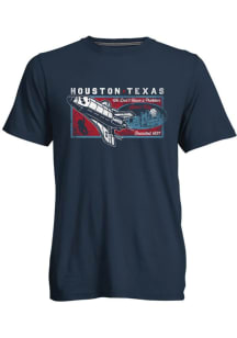 Houston Navy Blue Spacecraft Short Sleeve T Shirt