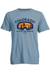 Colorado Blue Snowboard Short Sleeve Fashion T Shirt