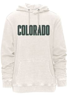 Colorado Mens Oatmeal Wordmark Long Sleeve Hoodie