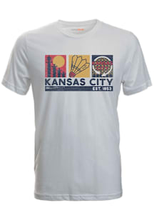Kansas City White Icons Short Sleeve Fashion T Shirt
