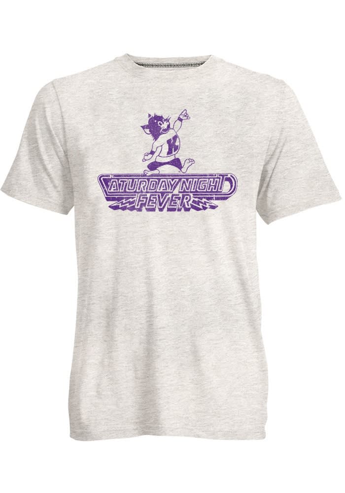 K-State Wildcats LIGHT GREY HEATHER Go To Caturday Night Fever