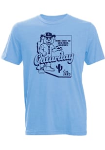 Arizona Wildcats Light Blue Cruiser Caturday Short Sleeve T Shirt