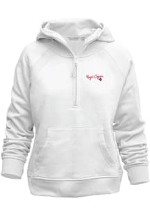 Louisiana Ragin' Cajuns Womens White Asana Hooded Sweatshirt