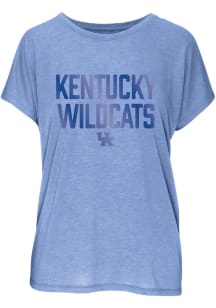 Kentucky Wildcats Womens Blue Blossom Short Sleeve T-Shirt