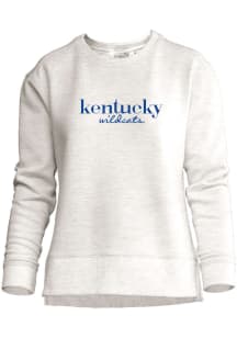 Kentucky Wildcats Womens Oatmeal Unity Crew Sweatshirt
