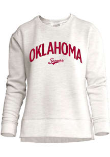 Oklahoma Sooners Womens Oatmeal Unity Crew Sweatshirt
