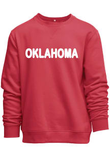 Oklahoma Sooners Womens Cardinal Everyday Crew Crew Sweatshirt